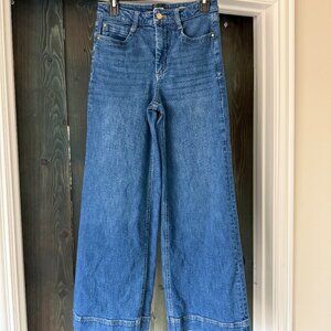 Maeve Full Length Wide Leg Denim Jeans